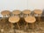 Space Copenhagen for Mater Soaped Oak Wood Counter Stools, Set of Four For Sale - Image 10 of 12