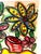 Textile Peter Keil Monumental Expressionist Floral Still Life For Sale - Image 7 of 14
