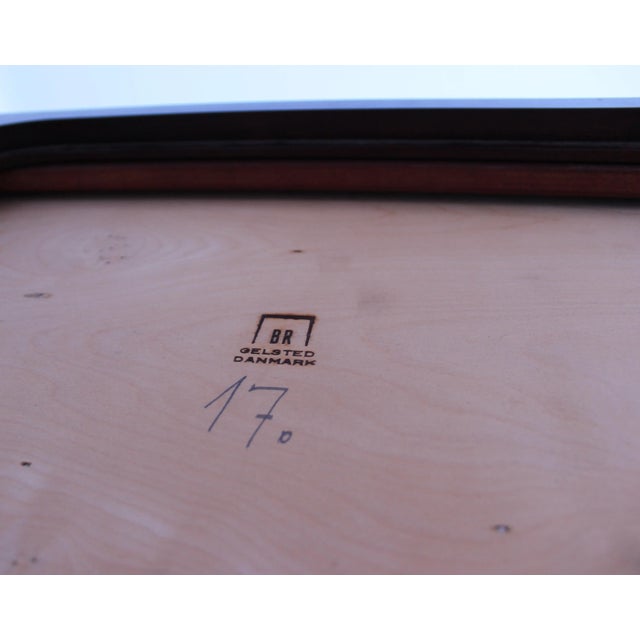 Small Work Table in Rosewood with Wheels from Gelsted, 1960s For Sale - Image 9 of 10