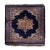 1960s, Handmade Vintage Uzbek Bukhara Rug 2.1' X 2.1' For Sale