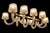 Mid-Century Italian Rostrato Murano Glass Chandelier from Ercole Barovier, 1940s For Sale - Image 12 of 13