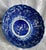 Chinese Late Qing Chinese Blue & White Porcelain Phoenix Bowl – 9.5” Scalloped Rim – Hand Painted, C. 1875–1908 For Sale - Image 3 of 15