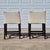 Pair of Lee Industries Linen Slipcovered Upholstered Counter Height Stools For Sale - Image 9 of 13