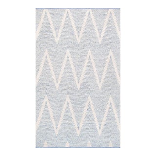 Pasargad Home Simplicity Aqua Cotton Area Rug- 8' 0" X 10' 0" For Sale