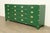 Drexel Heritage Drexel Heritage Mid-Century Hollywood Regency Campaign Green Lacquered Dresser | Newly Refinished For Sale - Image 4 of 13