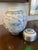 Asian Vintage Asian Blue & White Ginger Jar With Floral & Bird Motif For Sale - Image 3 of 8