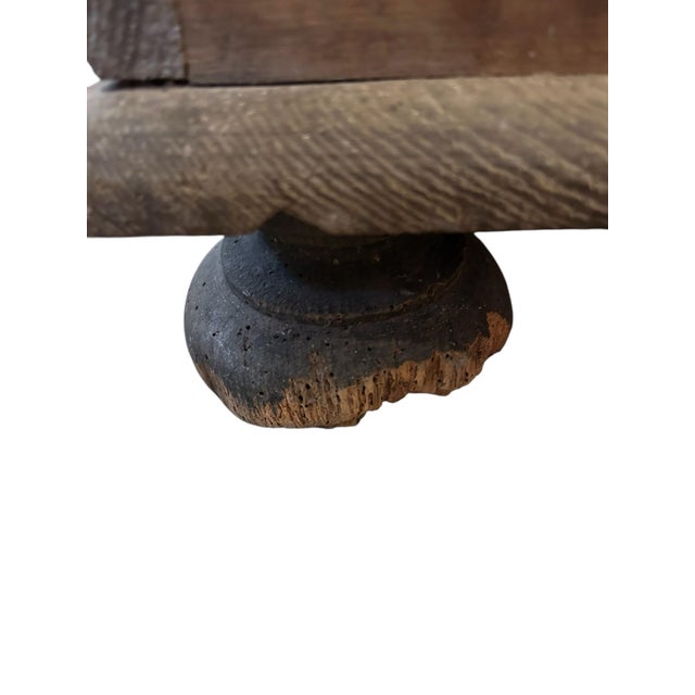 Wood Antique English Pine Blanket Chest For Sale - Image 7 of 10