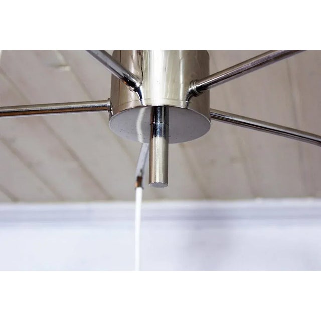 Metal Cascade Ceiling Lamp, 1970s For Sale - Image 7 of 12