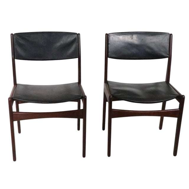 Set of Six Mid Century Danish Modern Dining Chairs by Frem Ro For Sale - Image 13 of 17