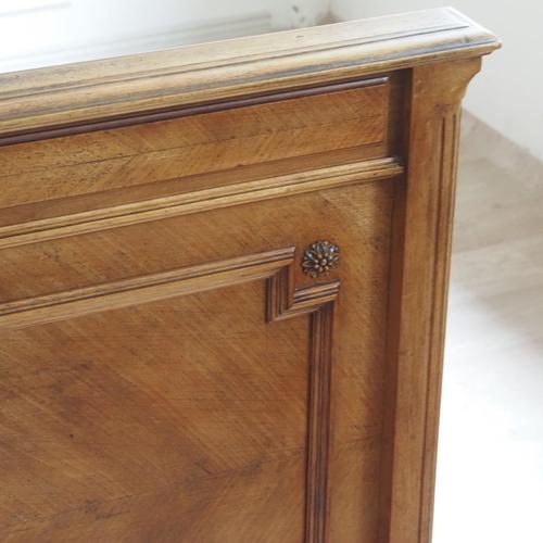 Antique French Louis Philippe Style Bed on Casters, 1890s For Sale - Image 16 of 18