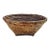 Vintage Mid-Century Philippine Tribal Labba Woven Grain Basket Bowl Centerpiece For Sale