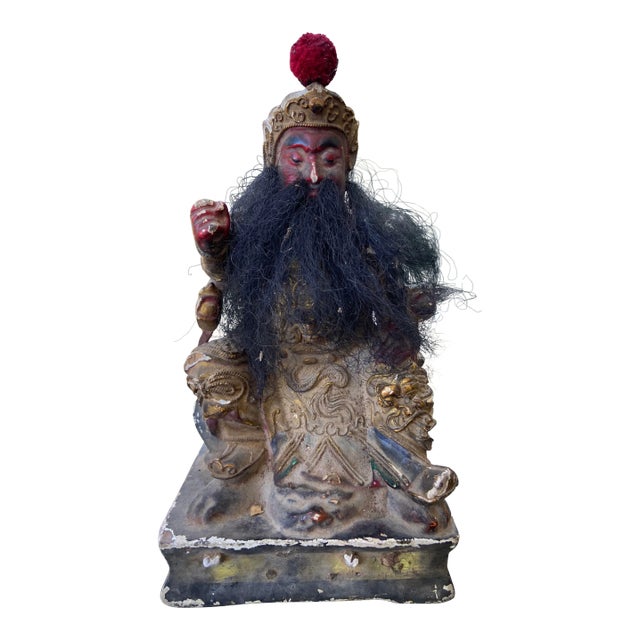 19th Century Chinese Guan Gong Yu Figure For Sale