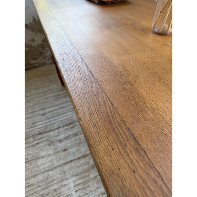 Antique Drapers Worktable in Oak, 1900 For Sale - Image 11 of 18