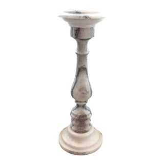Marble Pedestal 35" Balustrade 1930's Italy For Sale