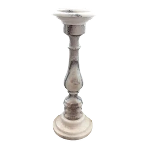Marble Pedestal 35" Balustrade 1930's Italy