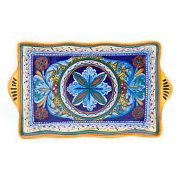 Collectible Majolica Rectangular Tray, B-64 For Sale In San Francisco - Image 6 of 6