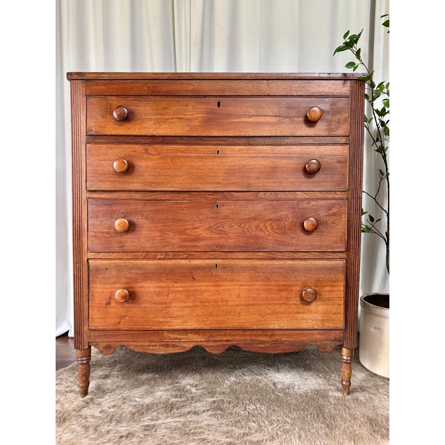 Stunning hard to come by dresser from the late 1800s. The original finish is in great condition with some great patina!...
