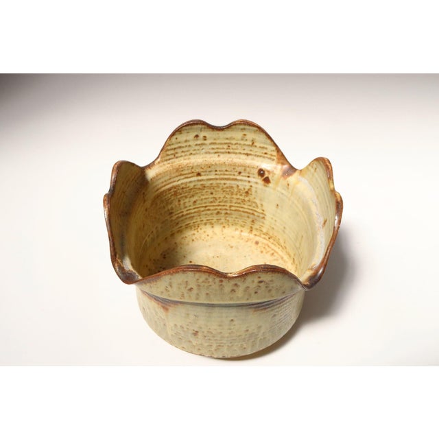 Vintage Ochre Studio Pottery Square Planter by Deanna Nichols For Sale - Image 17 of 18