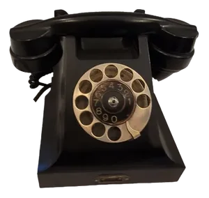 Bakelite Phone from Ericsson, 1930s