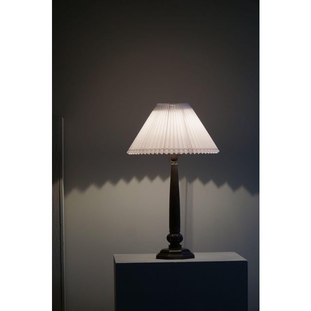 Black Art Deco Danish Table Lamp, 1920s For Sale - Image 8 of 16