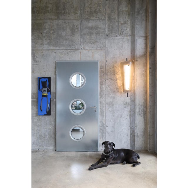 Early 21st Century Bent Wall Light in Smoky Grey by Sebastian Herkner for Pulpo GMBH For Sale - Image 5 of 10