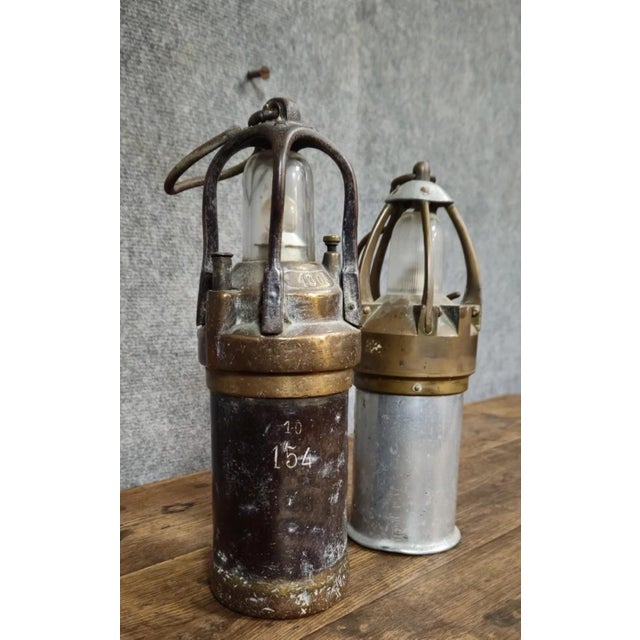 Antique Miners Lamps, 1890s For Sale - Image 3 of 11