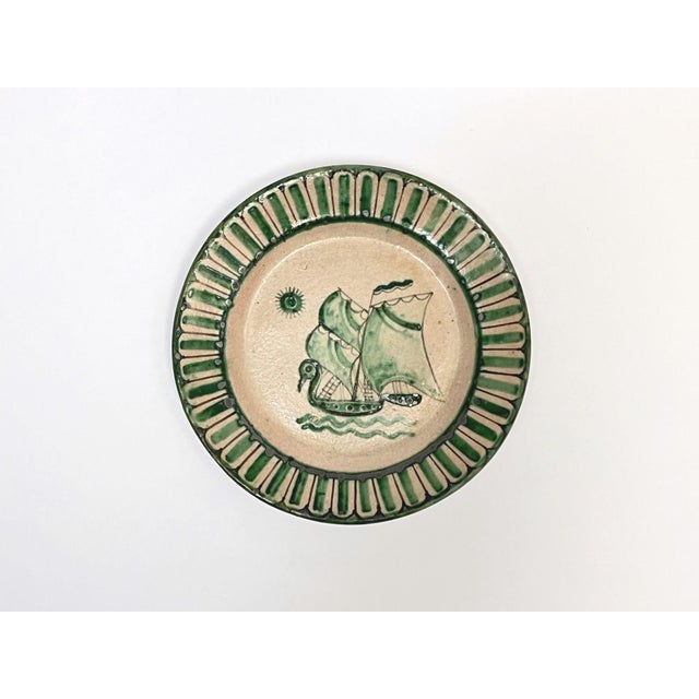 Vietri Plates from Fabbrica Ceramica Avallone, 1930s, Set of 4 For Sale - Image 4 of 15