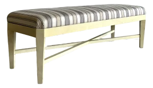 Vintage Angled Long Bench