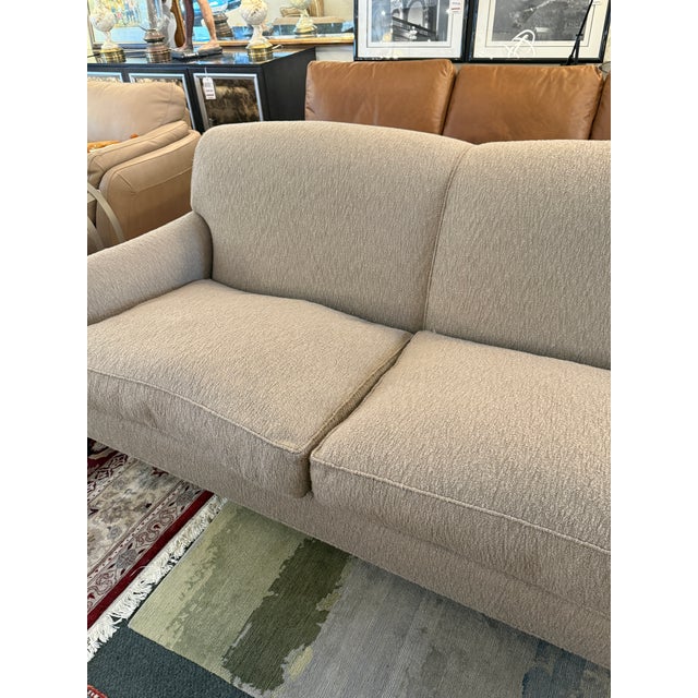 Early 21st Century J. Fitzgerald English Traditional Rolled Arm Sofa on Casters For Sale - Image 5 of 12