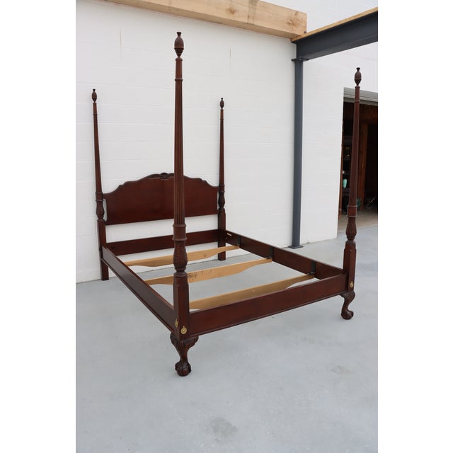 Drexel Heritage Queen Mahogany Poster Bed Chairish