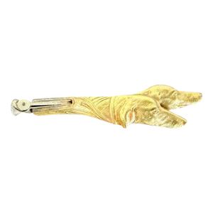 Antique Brass Cigar Cutter W/ Hounds