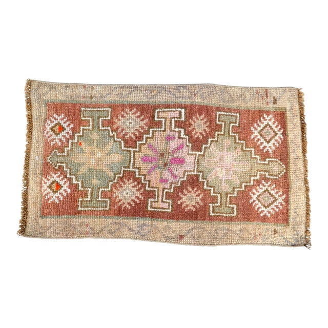 1960s Boho Chic Aztec Anatolia Rug For Sale