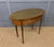 Edwardian Oval Mahogany Writing Table, 1900s For Sale - Image 9 of 14