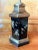 Late 20th Century Vintage Carved and Painted Chinoiserie Style Hexagonal Lamp With Bird and Floral Motif For Sale - Image 5 of 11