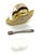Vintage Silver Plated Snail Salt Cellar With Gold Toned Body, Spoon and Liner – Mid-Century Whimsical Tableware For Sale - Image 9 of 10