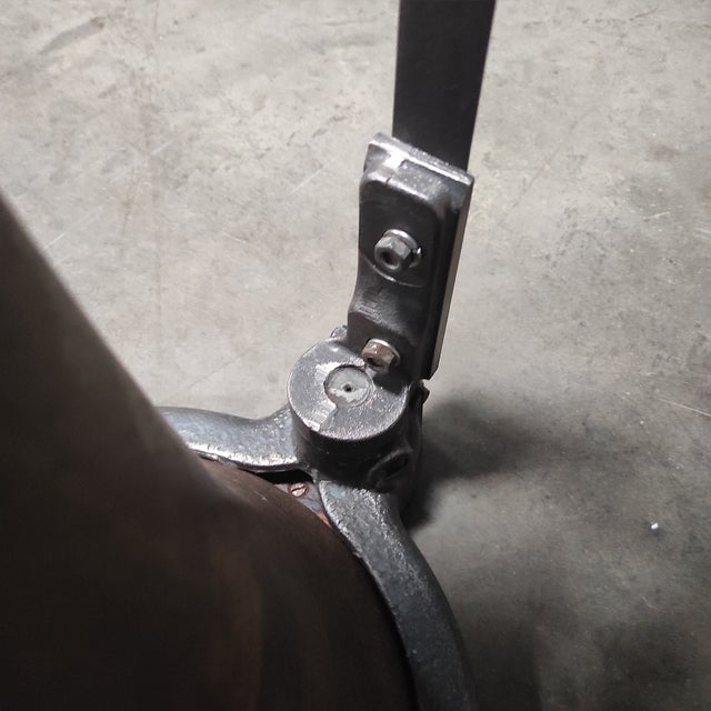 Wood Industrial Tram Drivers' Chair, Early 20th Century For Sale - Image 7 of 8