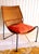 Mid-Century Bauhaus Minimalist Low Sling Lounge Chair in Wicker & Wrought Iron by Frederic Weinberg, 1960s For Sale - Image 6 of 18