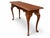 Ethan Allen Queen Anne Style Console Table An elegant Ethan Allen console table featuring a rich, warm wood finish that...