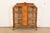 A gorgeous antique Art Deco bookcase or display cabinet USA, Circa 1920s Gorgeous book-matched burled walnut, with glass...