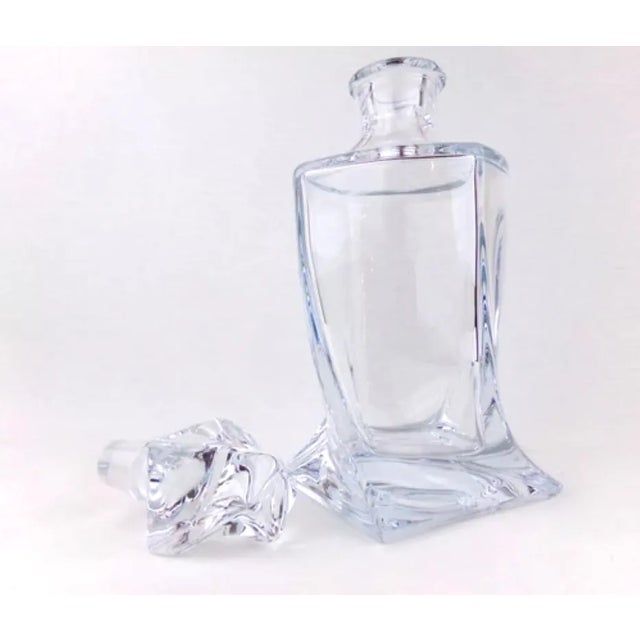 Baccarat Tourbillon Service - Whiskey Carafe by Klein for Baccarat For Sale - Image 4 of 5