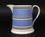 English Pottery Mocha Banded Blue Slip Jug For Sale In Philadelphia - Image 6 of 8