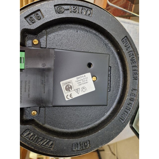 2517-1-P1 Floor Lamp in Brass and Glass from Holtkotter, 1980s For Sale - Image 12 of 13