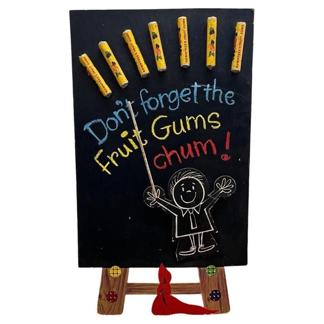 Mid-Century Rowntrees Fruit Gums Motorised Advertising Sign, 1966 For Sale - Image 10 of 10