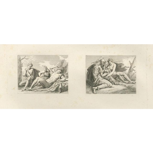 Early 19th Century Louis-Pierre Baltard, Nude Primaticcio Fontainebleau Fresco, 1803, Engravings, Set of 2 For Sale - Image 5 of 11