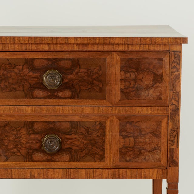 Late 18th Century Antique Italian Neoclassic Two Drawer Commode For Sale - Image 5 of 14