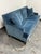 Design Plus Gallery presents a Peacock Blue Velvet Sofa from Ethan Allen. An English traditional sofa with the pop of...