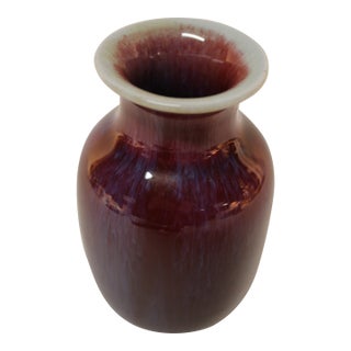 Antique Oxblood Glaze Vase, Early 20th Century For Sale