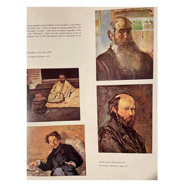 Brown 1970 “Impressionists and Impressionism” World Publishing Company Vintage Hardbound Art Book For Sale - Image 8 of 12