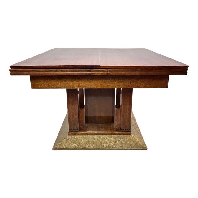Large Antique Dining Room Table by Joseph Maria Olbrich, 1890s For Sale