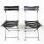 Set of French Iron and Leather Dining Chairs, 1960s For Sale - Image 12 of 12